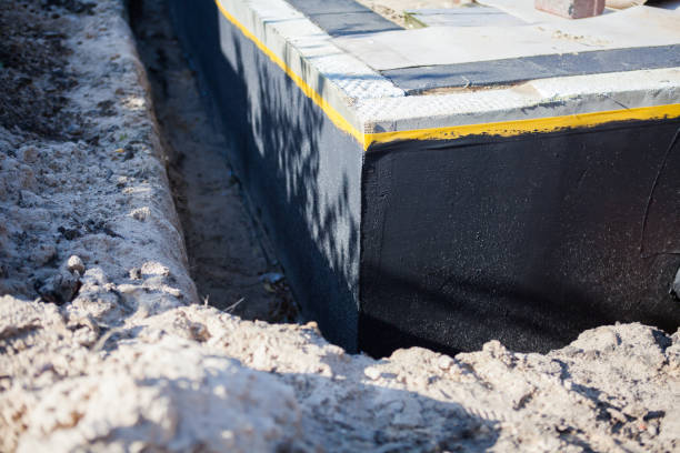 Professional Wet Basement Repair technician working in San Pierre, IN